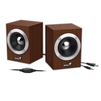 Parlante Genius SP-HF28 6W Madera - Imagen 3