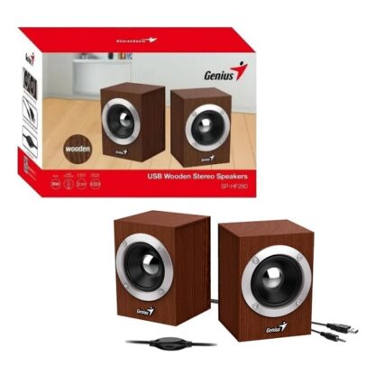 Parlante Genius SP-HF28 6W Madera