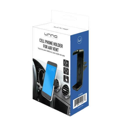 Soporte Celular para Ventilación UNNO TEKNO CH3001BK