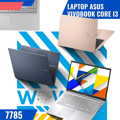 Laptop Asus Vivobook - X1504ZA, i3 12va, 8Gb de RAM, 512Gb de SSD m.2 [7785]